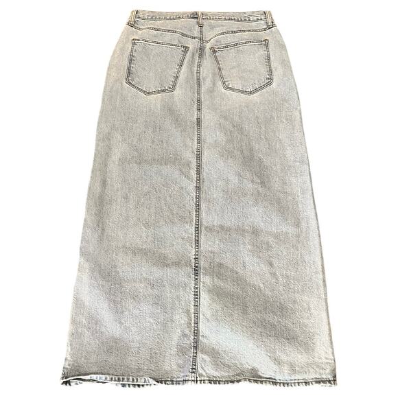Universal Thread Size 10 Womens Maxi Skirt Denim Light Wash Fall - Picture 3 of 7